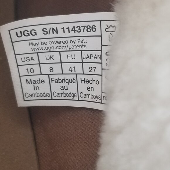 UGG Women's Classic Alameda Chestnut Mini Boots Sz 10 - Picture 6 of 9